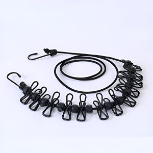 Przenośny podróżny i outdoorowy wieszak na bieliznę z klipsami | HANGCLIP