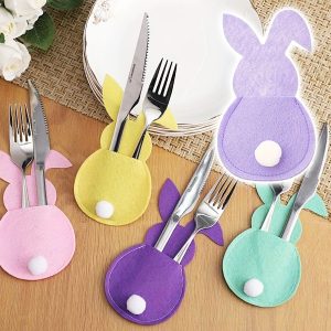 Uchwyty na sztućce na Wielkanoc | BUNNYCUTLERY