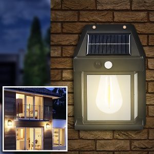 Zewnętrzna lampa solarna z czujnikiem ruchu | FLUXLAMP