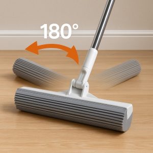 Mop gąbkowy z obrotowym uchwytem 180° | MOPTAN