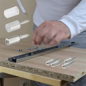 Łatwe w montażu wkręty samogwintujące (30 szt.) | CABTAP